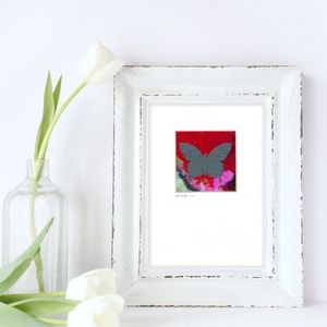 Original Butterfly Collage Art - Butterfly Collage 21